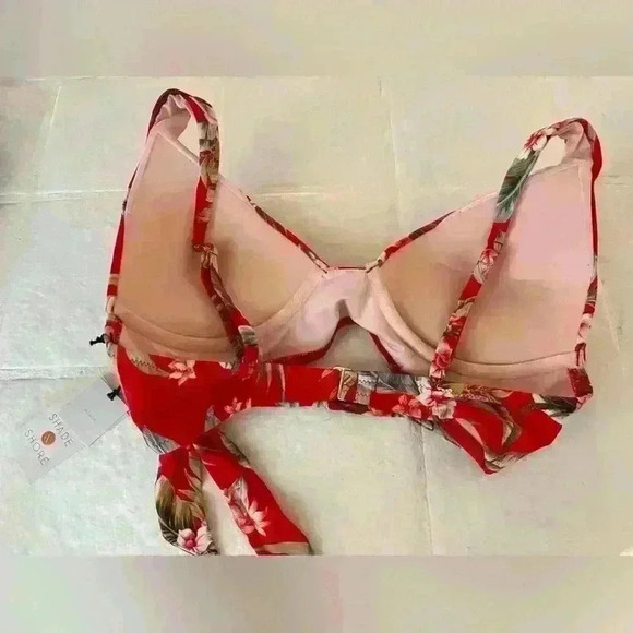 Bikini, 34C top, S bottom, tropical print, shade & shore brand, NWT, vacation! - Picture 6 of 7